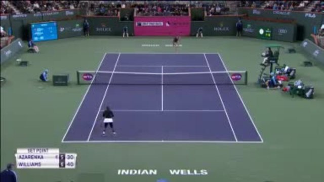 Indian Wells - Serena Williams s'impose aux forceps face à Azarenka