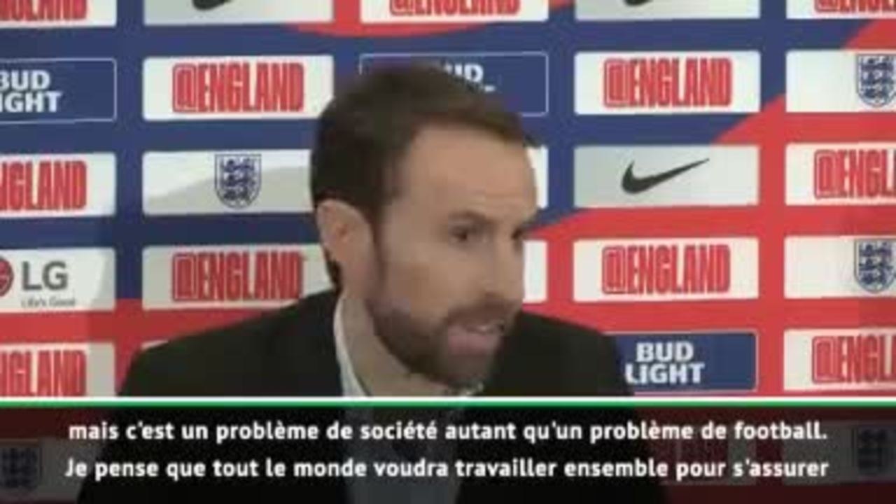 Southgate : "Un problème de société autant qu'un problème de football"
