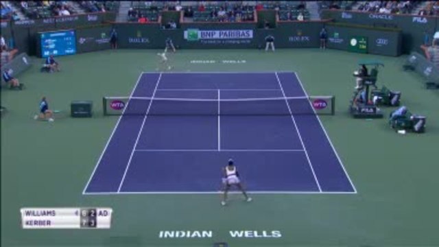Indian Wells - Kerber domine Venus Williams