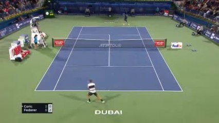 Dubaï - Federer surclasse Coric et file en finale