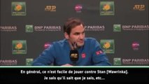 Indian Wells - Federer sur Wawrinka : 
