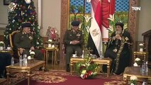 الفريق أول محمد زكى يهنئ البابا تواضروس الثانى بمناسبة عيد الميلاد المجيد