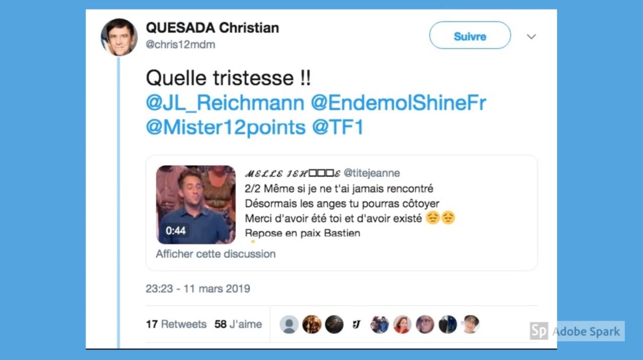 Bastien Payet 12 Coups De Midi Replay Les 12 Coups de midi : la petite amie de Bastien Payet, tué en pleine rue,  lui rend un hommage déchirant (PHOTO)