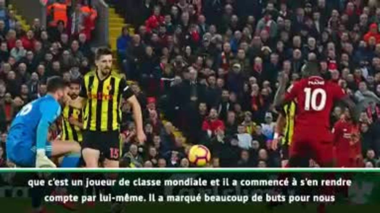 29e j. - Klopp : "Mané est un joueur de classe mondiale"