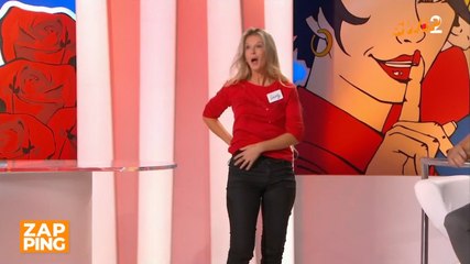 Une candidate des Z'amours manque de perdre son pantalon et provoque un fou rire