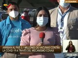 Arriban a Venezuela 3.1 millones de vacunas contra la COVID-19 a través del mecanismo COVAX