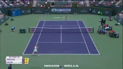 Indian Wells - Halep a bataillé