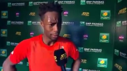 Indian Wells - Monfils : "J'ai eu du mal à rentrer dans le jeu"