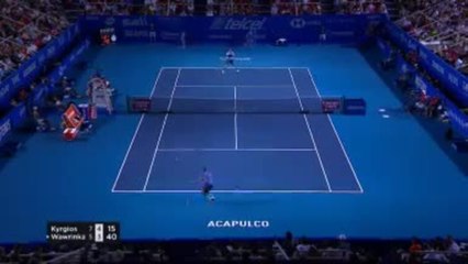 Acapulco - Kyrgios hué mais vainqueur