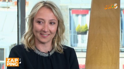 Audrey Lamy très émue après un message de Loup-Denis Elion