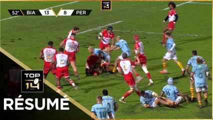 TOP 14 - Résumé Biarritz Olympique-USA Perpignan: 23-25 - J15 - Saison 2021/2022