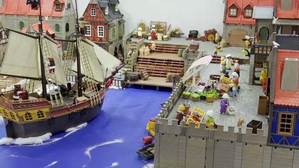 Download Video: Una exposición cuenta la historia de Portugalete a través de escenas de Playmobil