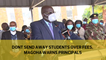 Don't send away students over fees, Magoha warns principals