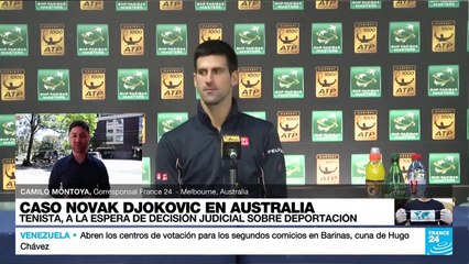 Informe desde Melbourne: Djokovic a la espera de la decisión judicial sobre su deportación