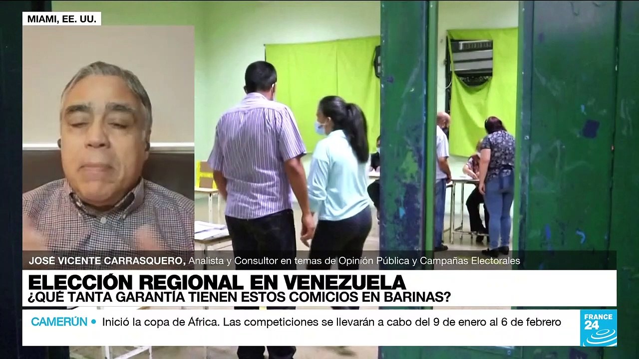 Vicente Carrasquero: "Las elecciones de Barinas no tienen observadores sino acompañantes"