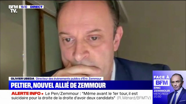 Pour Olivier Ubeda, le ralliement de Guillaume Peltier à Éric Zemmour est un tournant dans la campagne