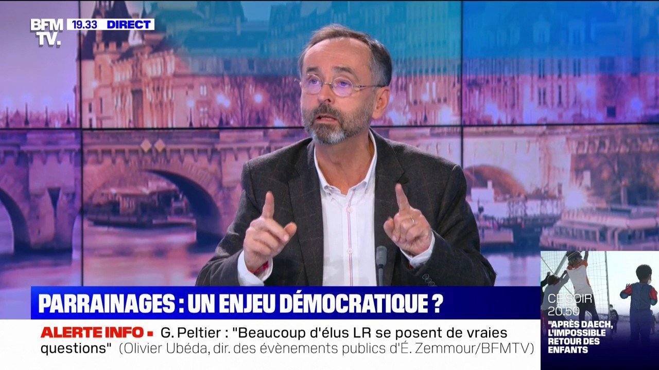 Présidentielle: pour Robert Ménard, il faut "changer la règle" sur le fait de devoir rendre publics les parrainages des maires
