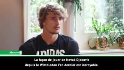 Interview - Zverev : "Djokovic est actuellement le meilleur joueur du monde"