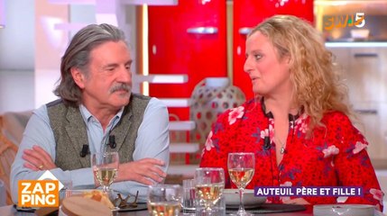 Aurore Auteuil très émue en évoquant sa complicité avec son père dans C à Vous