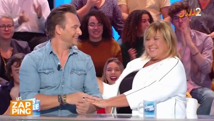 Michelle Bernier chante avec David Hallyday mais oublie les paroles de sa chanson