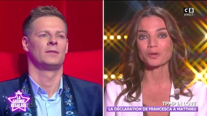 Francesca Antoniotti dévoile ses sentiments amoureux à Matthieu Delormeau en direct