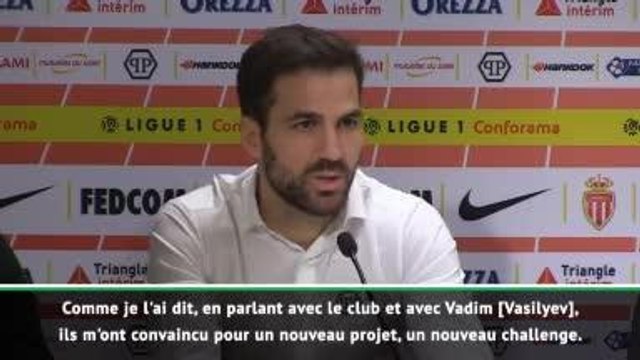 Monaco - Fabregas : Ils m'ont convaincu pour un nouveau challenge