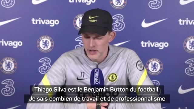 Chelsea - Tuchel heureux de la prolongation de contrat de Thiago Silva, le Benjamin Button du football