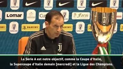 Juventus - Allegri : "Gagner le plus de trophées possibles cette saison"