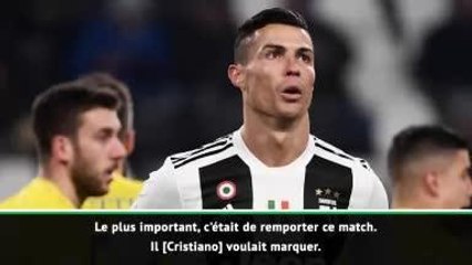 20e j. - Allegri : "Ce n'est pas la première fois que Ronaldo manque un penalty"