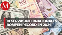 Reservas internacionales cierran 2021 en más de 202 mdd