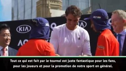 Open d'Australie - Nadal : "Je réalise une bonne semaine de préparation"