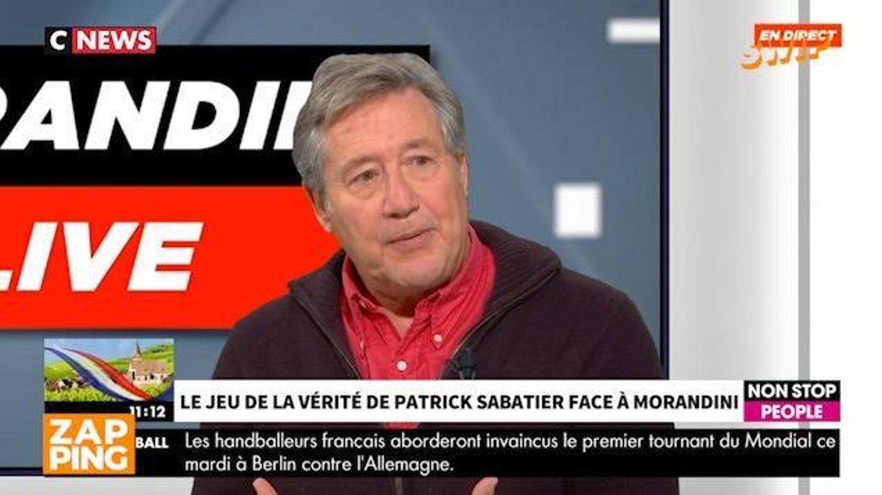 Patrick Sabatier "frustré" par les budgets restreints de C8