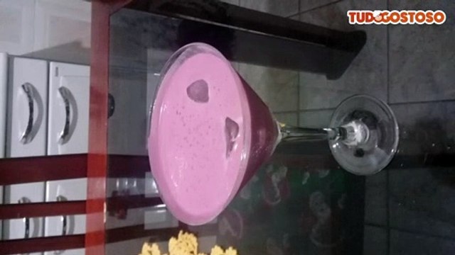 Batida de suco em pó