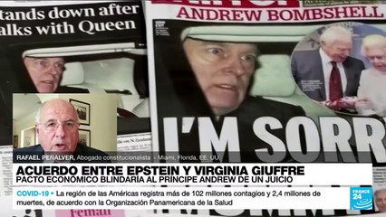 Rafael Peñalver: "La ley permite acuerdos como el de Virginia Giuffrey y Jeffrey Epstein"