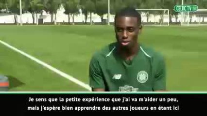 Écosse - La première interview de Weah avec le Celtic