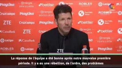 18e j. - Simeone : "Si Griezmann avait été plus précis..."