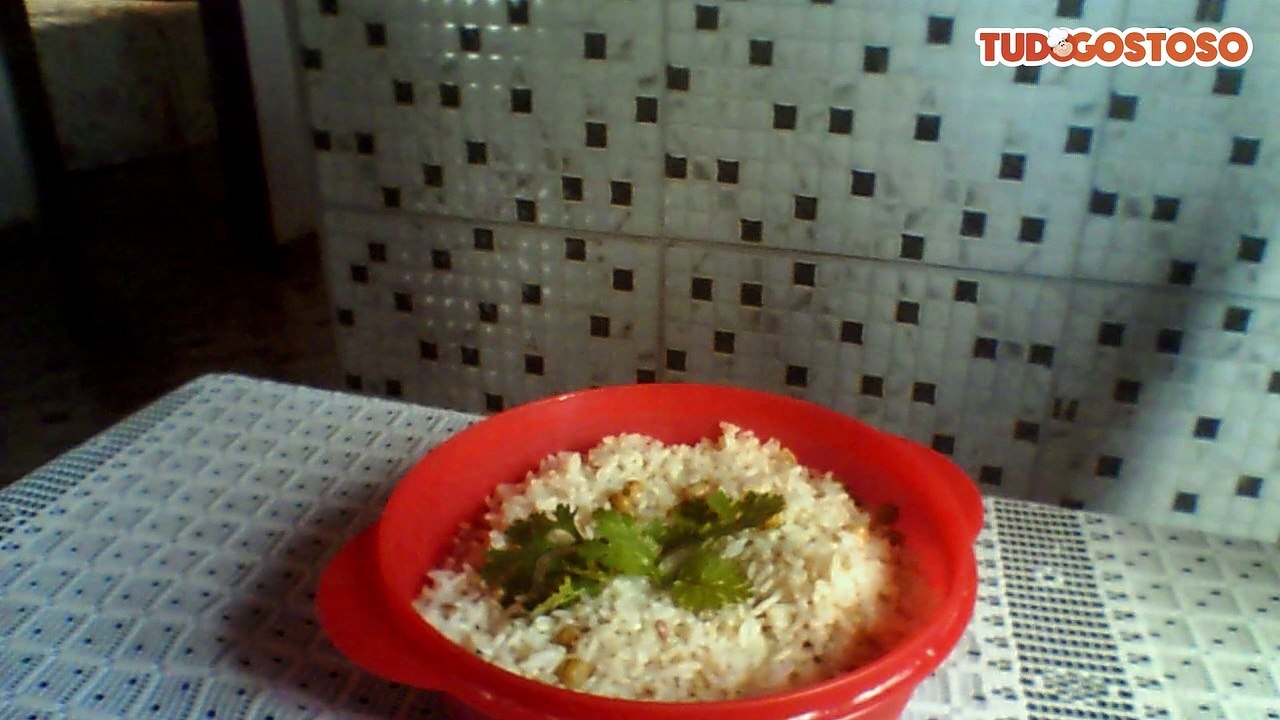 Arroz com ervilha
