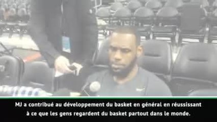 NBA - James sur son échange avec Jordan : "Comme rencontrer Dieu pour la première fois"