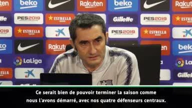 Barcelone - Valverde : Une bonne nouvelle si Umtiti récupère au plus vite