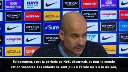 Man City - Guardiola : "Rester concentrés pendant la période de Noël"