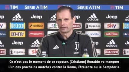 16e j. - Allegri : "Si Ronaldo le dit..."
