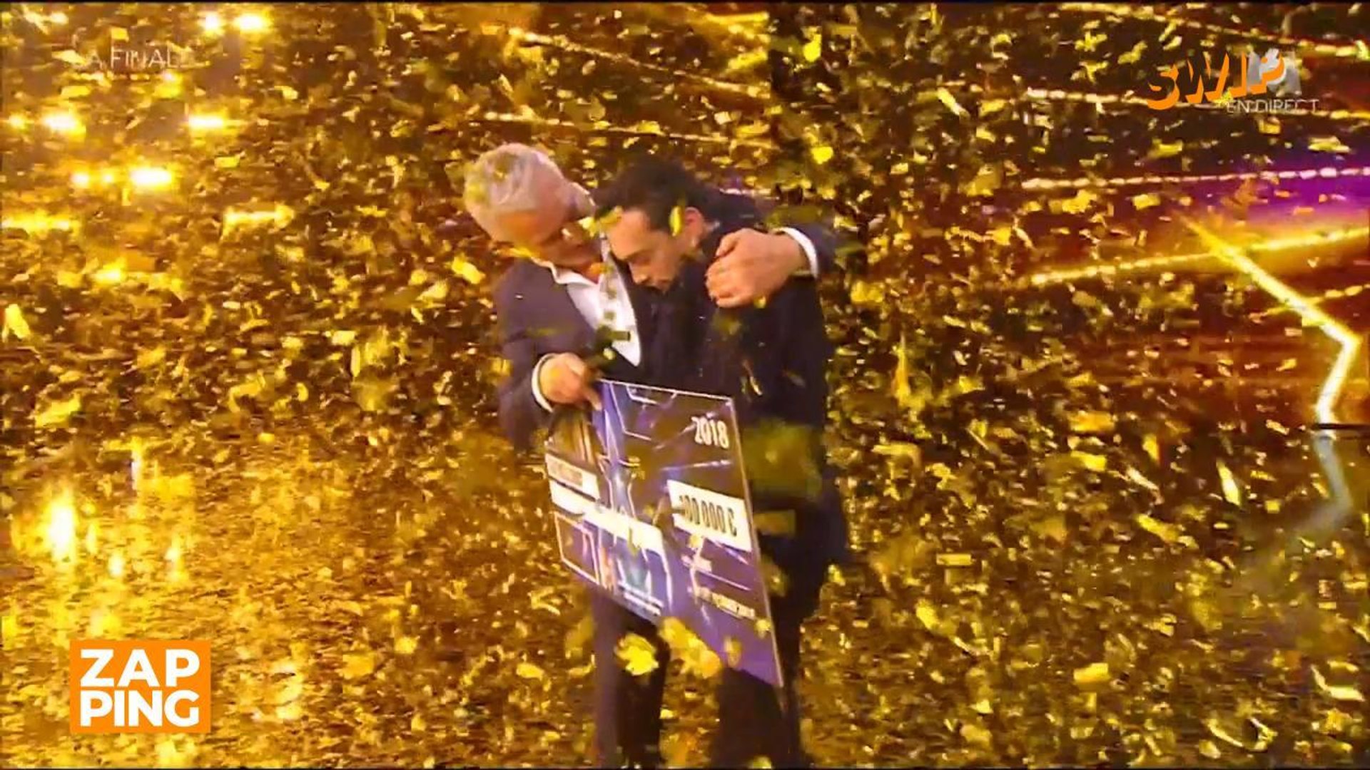 Jean-Baptiste Guégan le sosie vocal de Johnny Hallyday remporte La France a  un incroyable talent - Vidéo Dailymotion