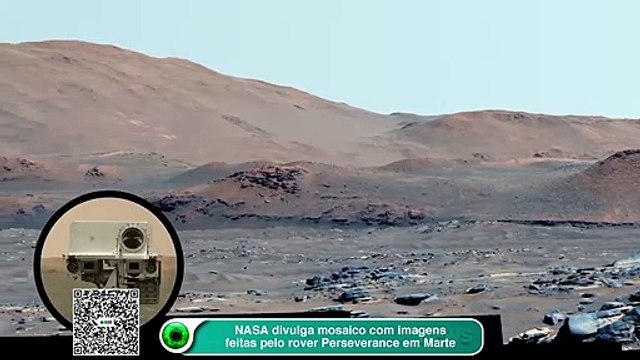 NASA divulga mosaico com imagens feitas pelo rover Perseverance em Marte