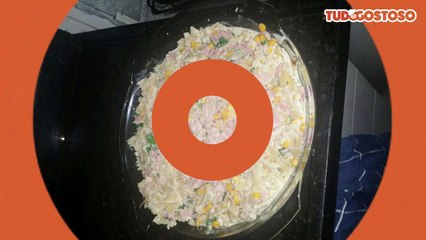 Macarrão gravatinha delicioso