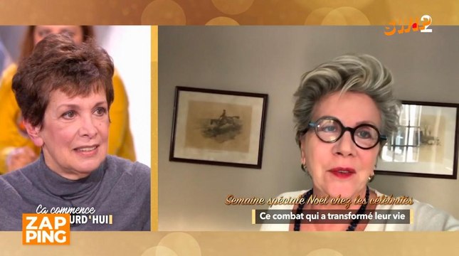 Catherine Laborde très émue par le message de sa soeur Françoise dans Ça commence aujourd'hui
