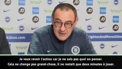 17e j. - Sarri : "Nous aurions pu terminer le match avec Giroud en défense centrale"