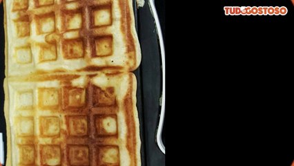 Waffle tradicional salgado