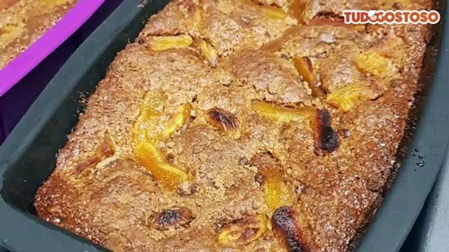 Bolo integral de frutas secas e castanhas