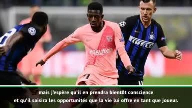Barça - Edmilson : Le club et le staff doivent aider Dembélé