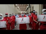 الهلال الأحمر ينظم وقفة تضامنية ترفع شعار من أجل لبنان